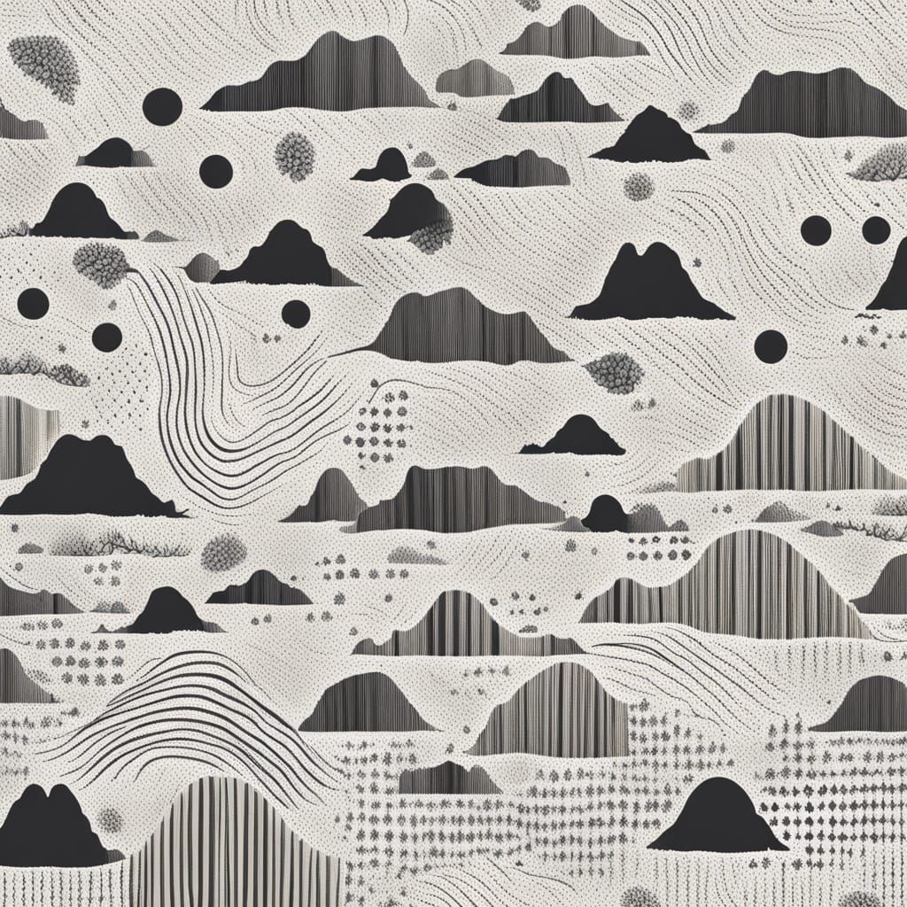 Abstract White Noise Visual Representation