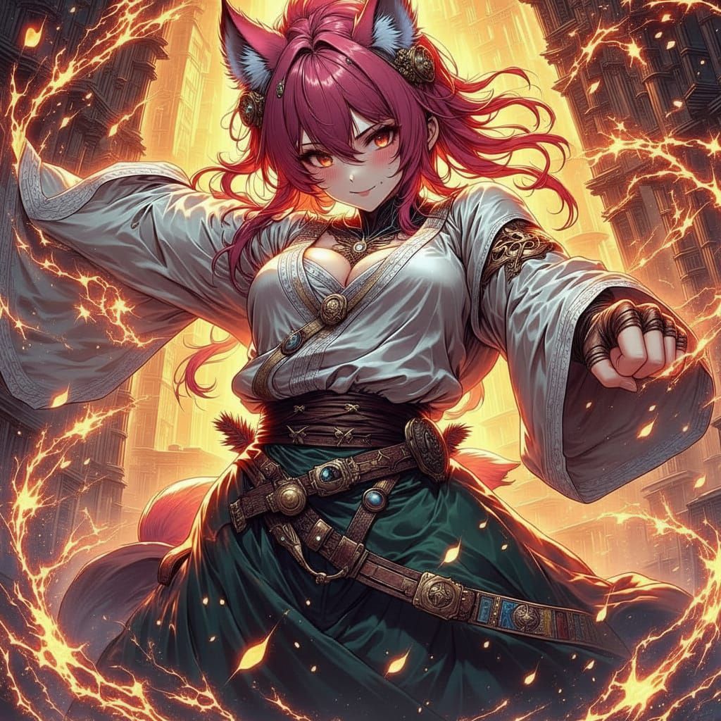 Martial Artist Burns Away Past in 80s Anime Style