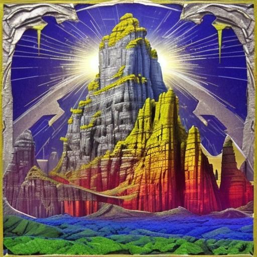 Epic 3D Landscape with Rock Formations