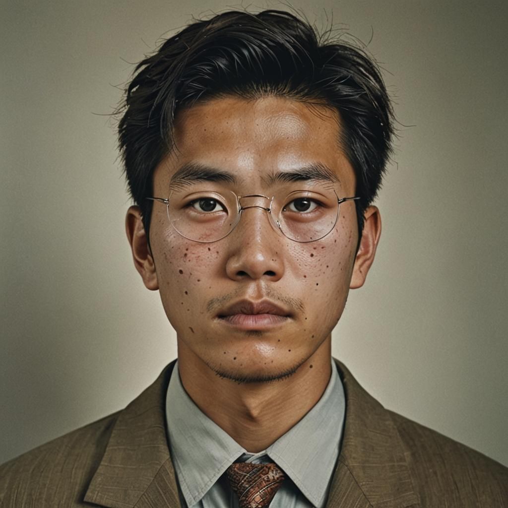 Vulnerable Portrait of a Young Chinese Man