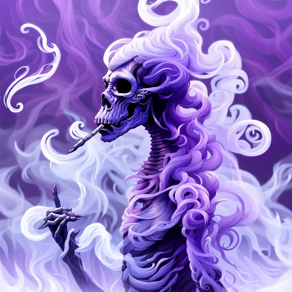 Ethereal Smoke Reveals a Ghostly Creature