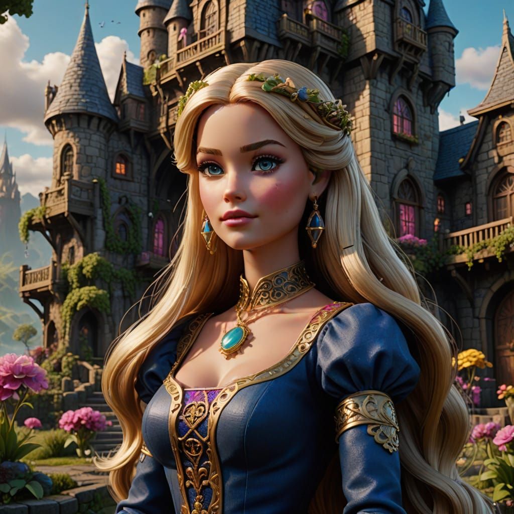 Fantastical Fantasy Film Base Scene, Detailed in Unreal Engi...