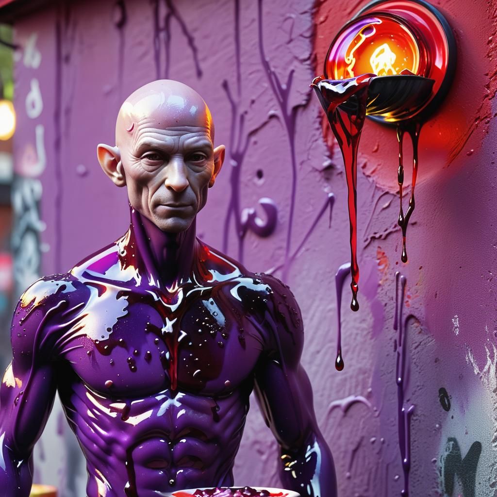 Grape Jelly Man: a Melting Masterpiece in Graffiti Art