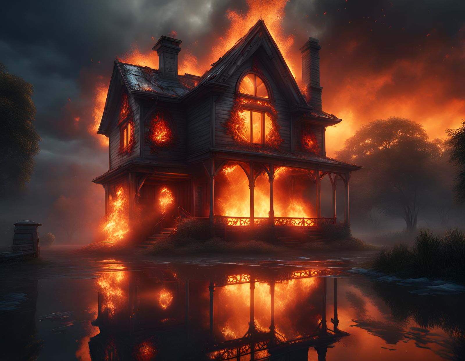 Burning House