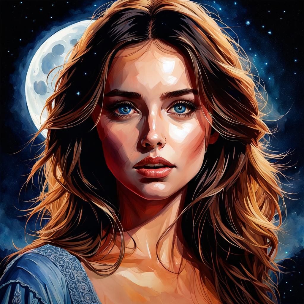 Moonlit Portrait