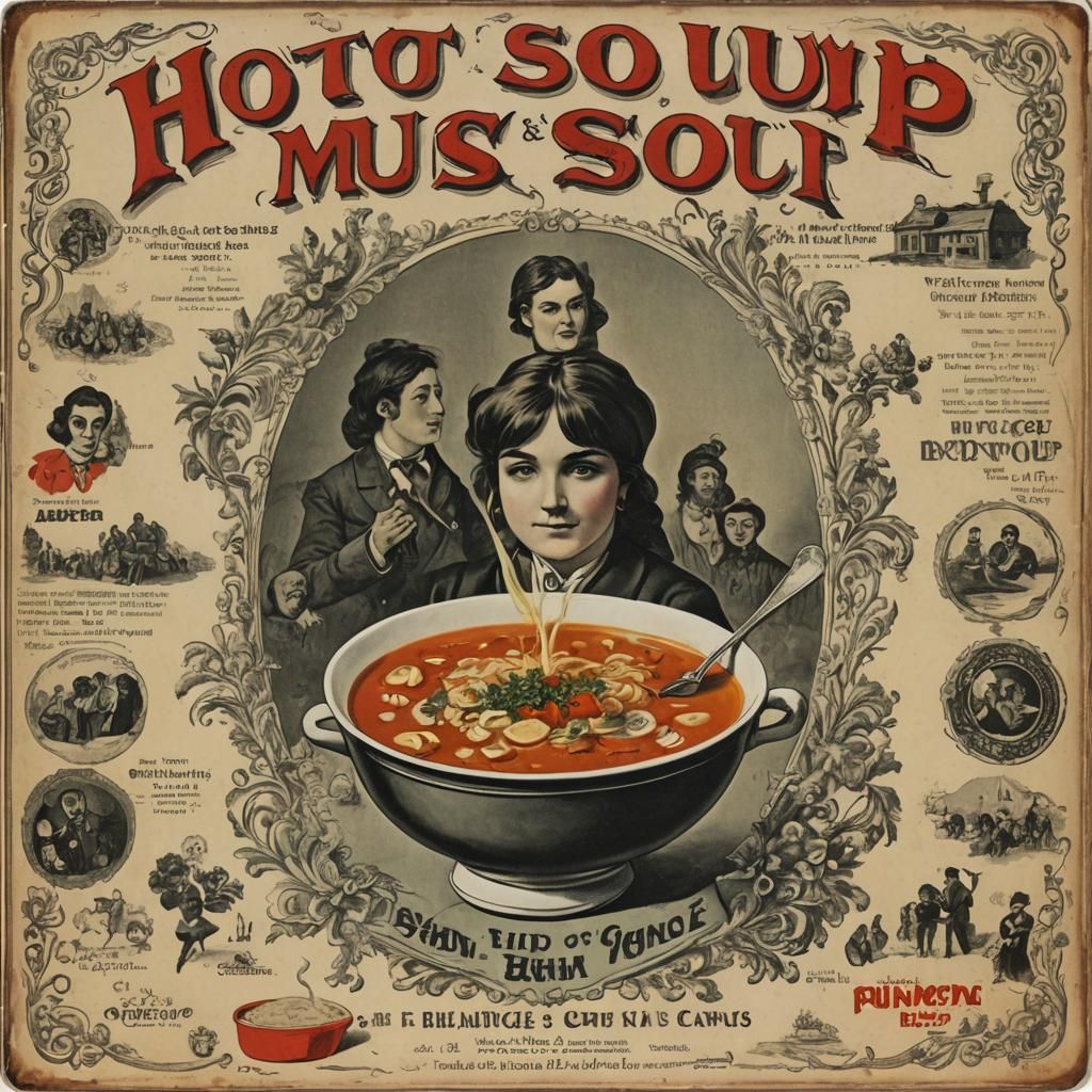 Vintage Hot Soup Album Cover Art