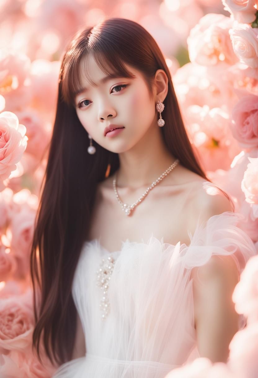 Blackpink in Ethereal Soft-Focus Cloudscape