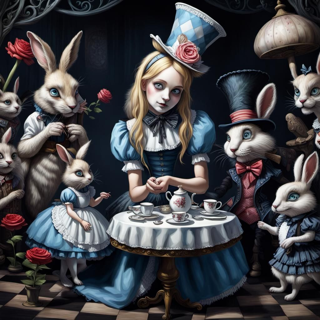 Gothic Alice in Wonderland Versions Compete On Stage