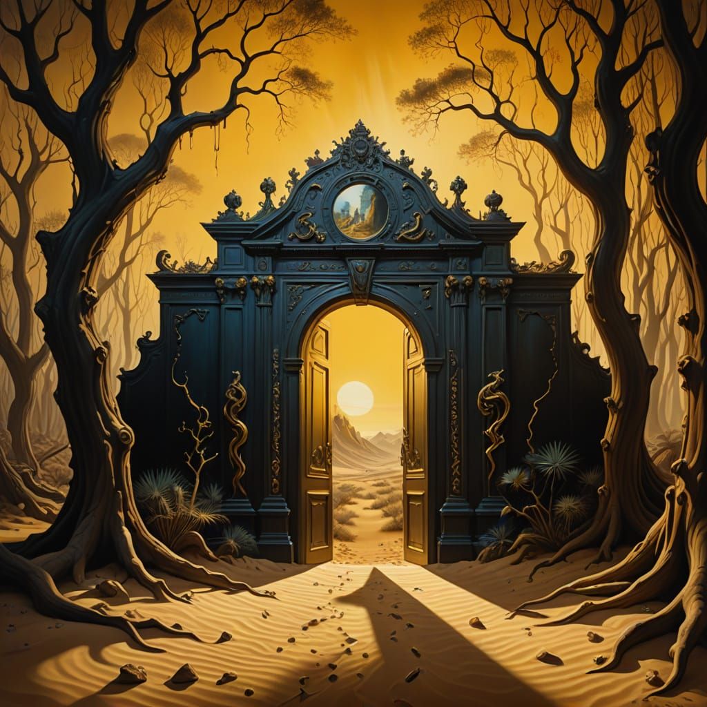 Golden Doorway to a Dark Forest: Surrealism
