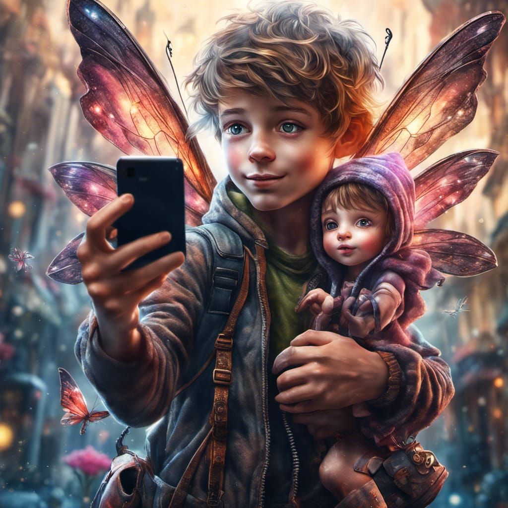 Fairy Boy selfie