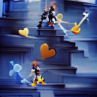 Stylized Heart and Crown Emblem