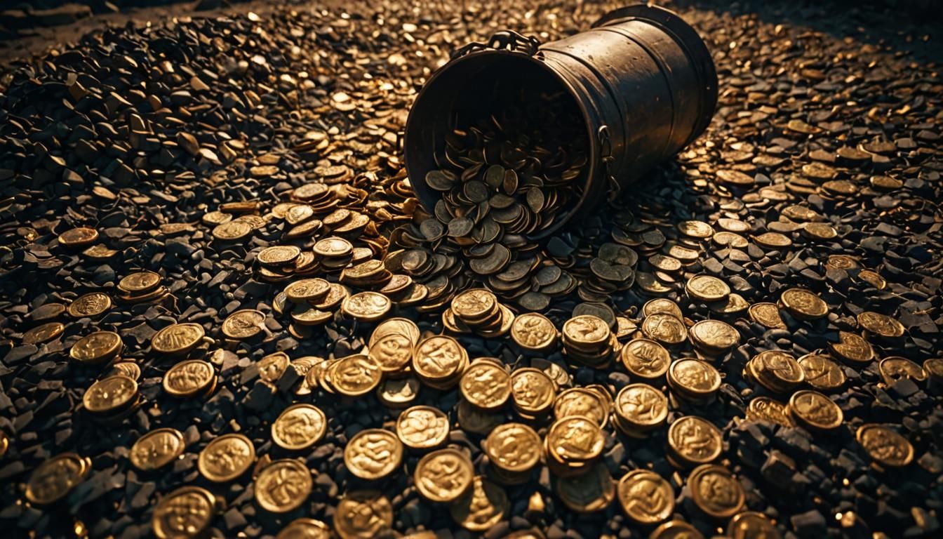 Dramatic Roman Gold Coin Treasure Trove