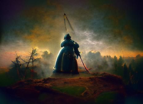 Royal Executioner in Romantic Style, Volumetric Lighting