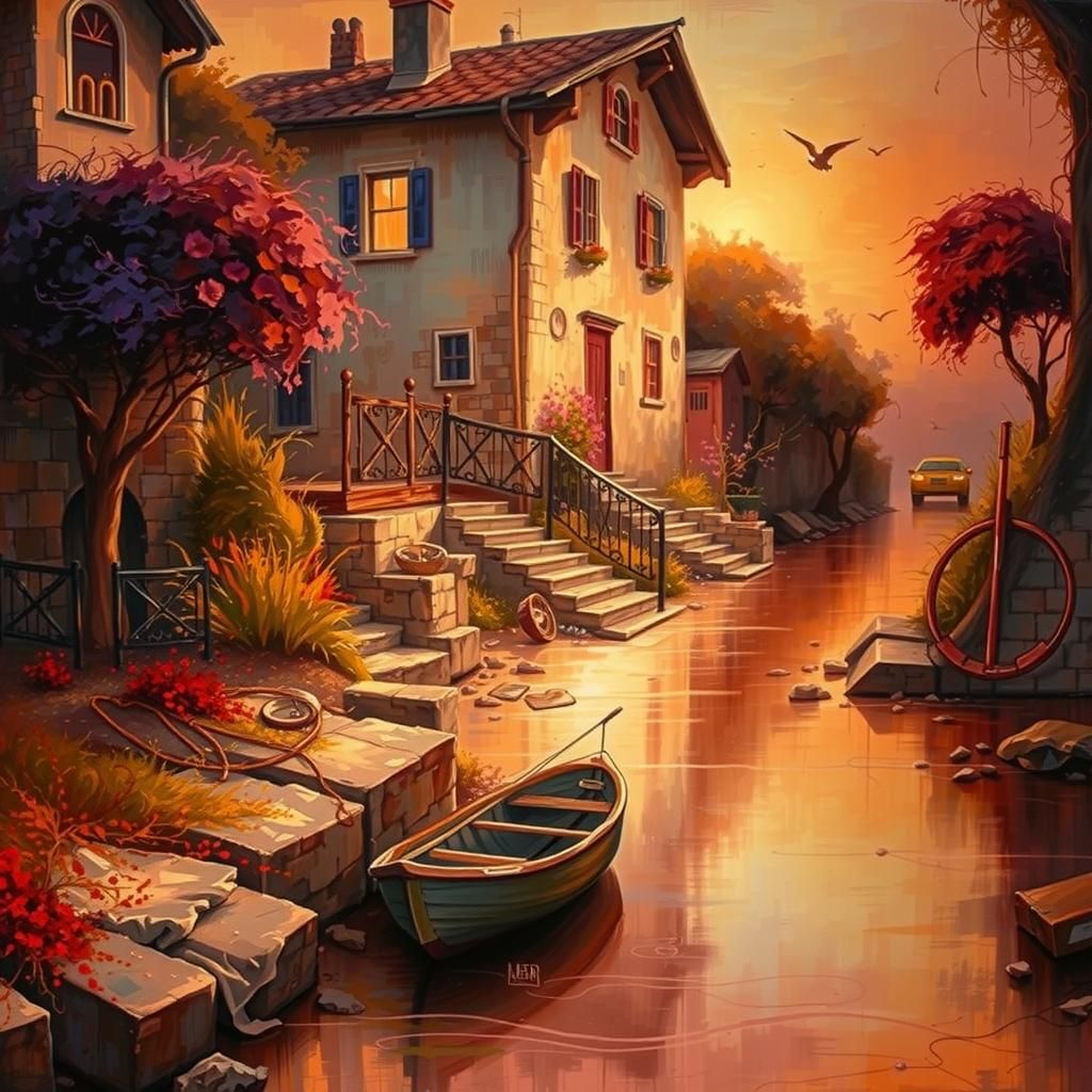 Abstract Art in Style of Rothko, Richter, Mitchell