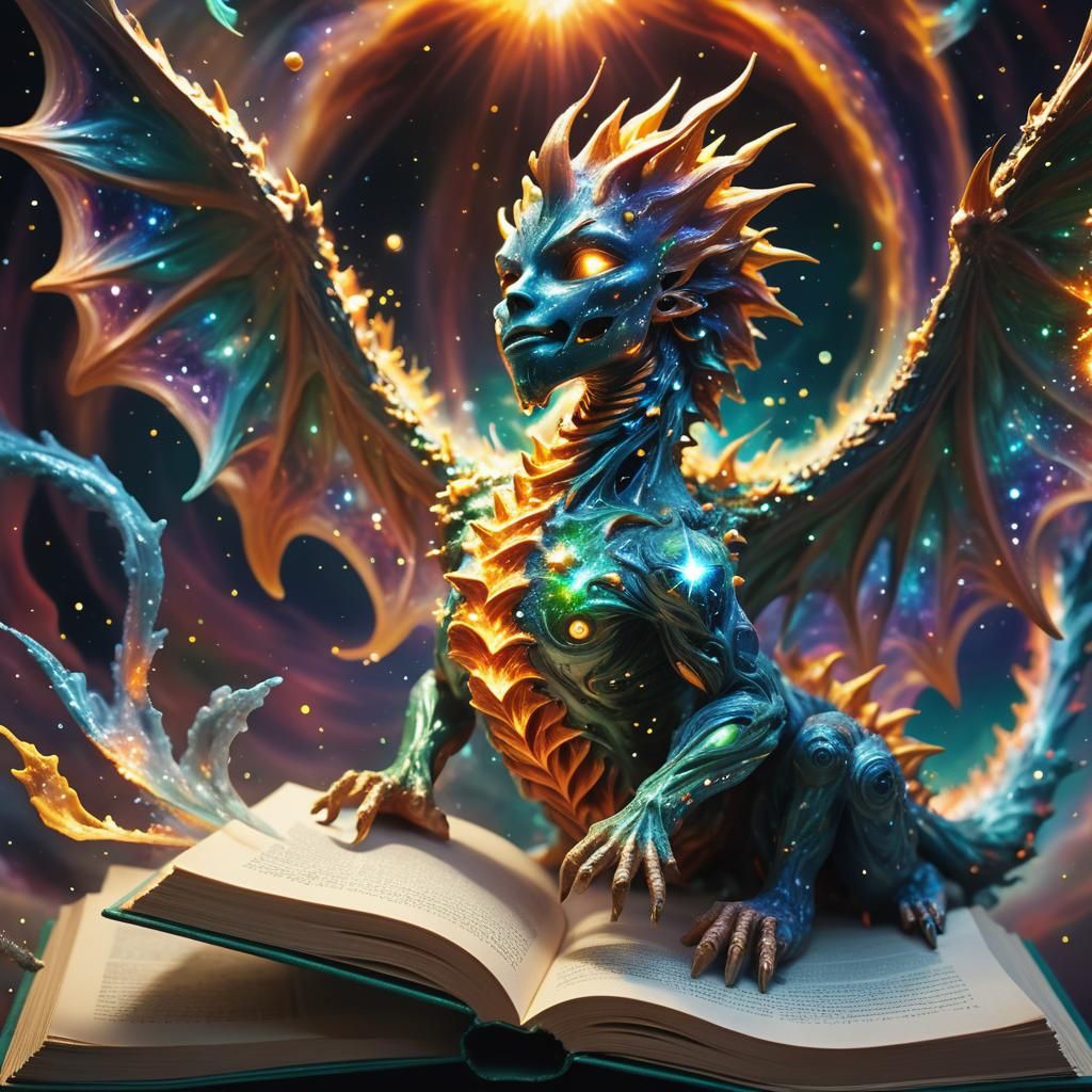 Surreal Astral Explosion with Star Cluster Formation