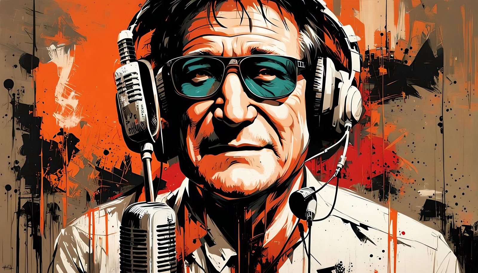 Radio Ga Ga: Distorted Broadcast in Artistic Style