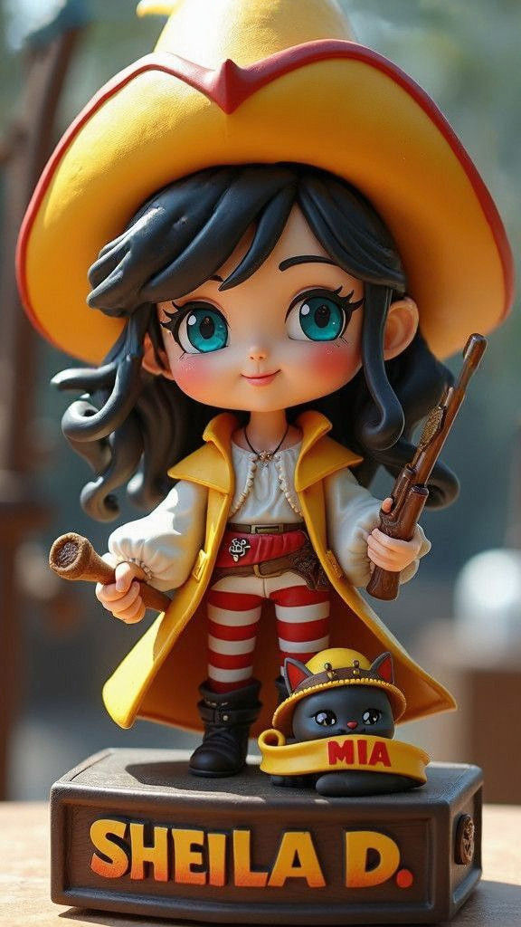 One Piece Style Anime Figurine in Display Box