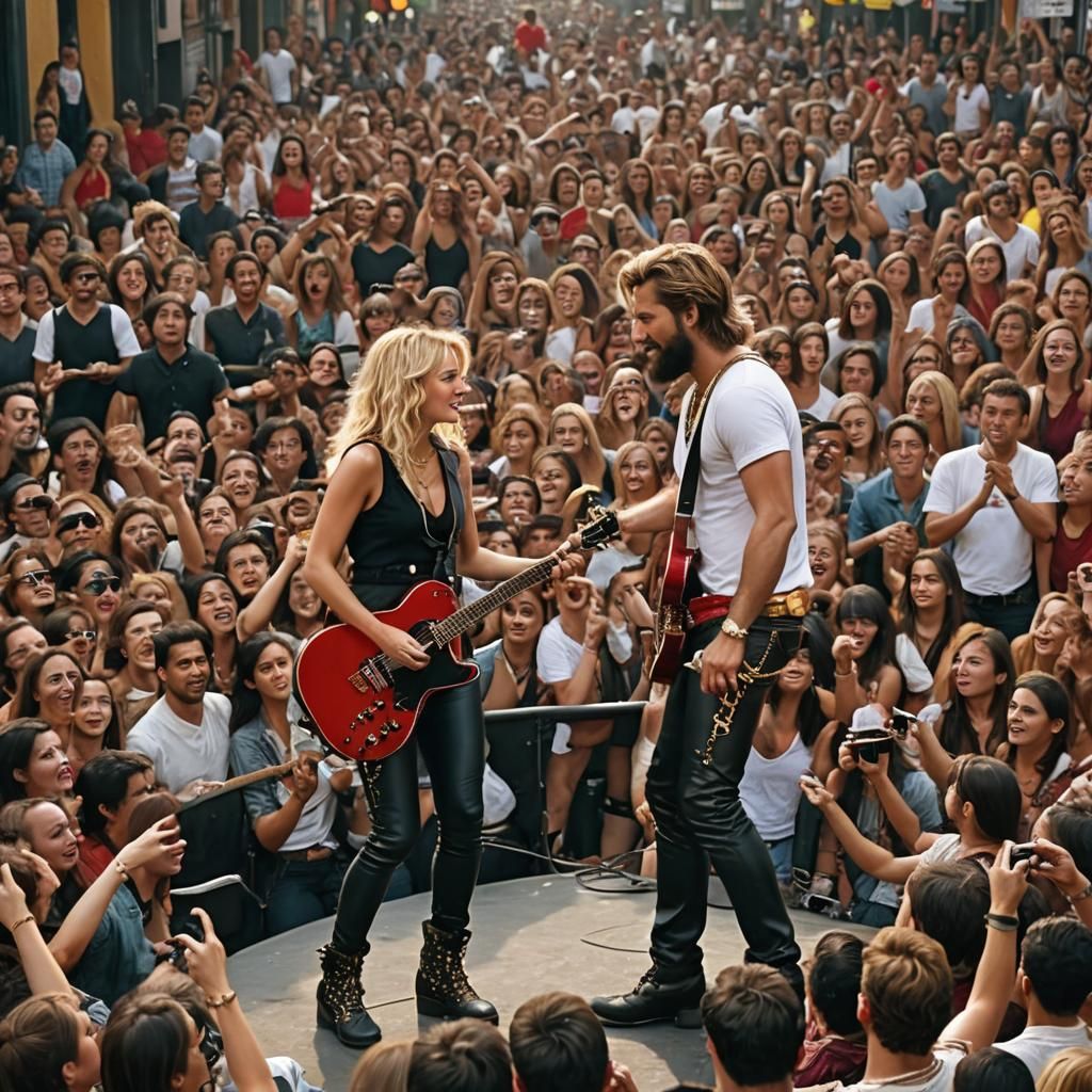Brazilian Musical Duo Performing Live in Rio