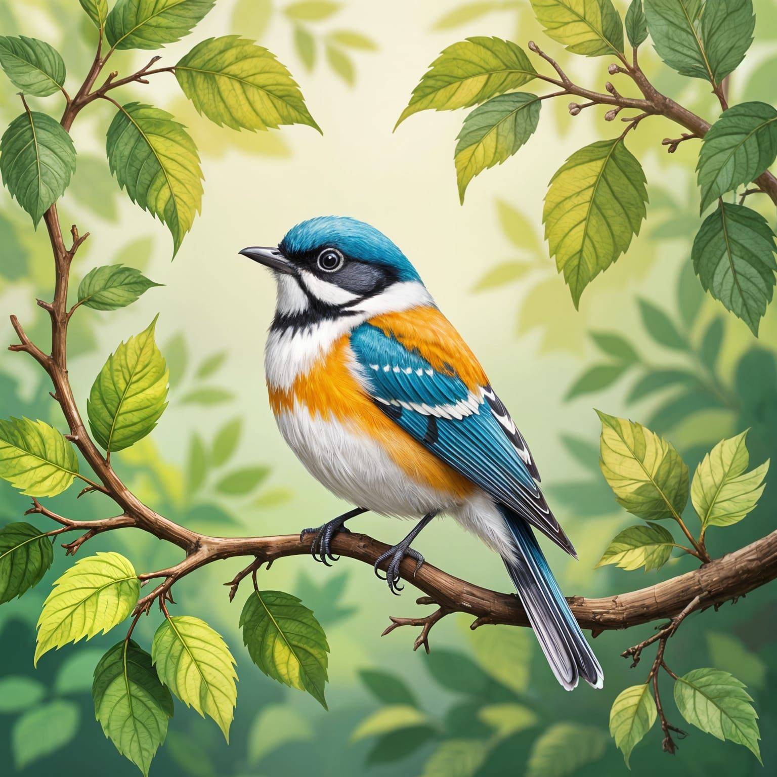 AI-Generated Bird Image