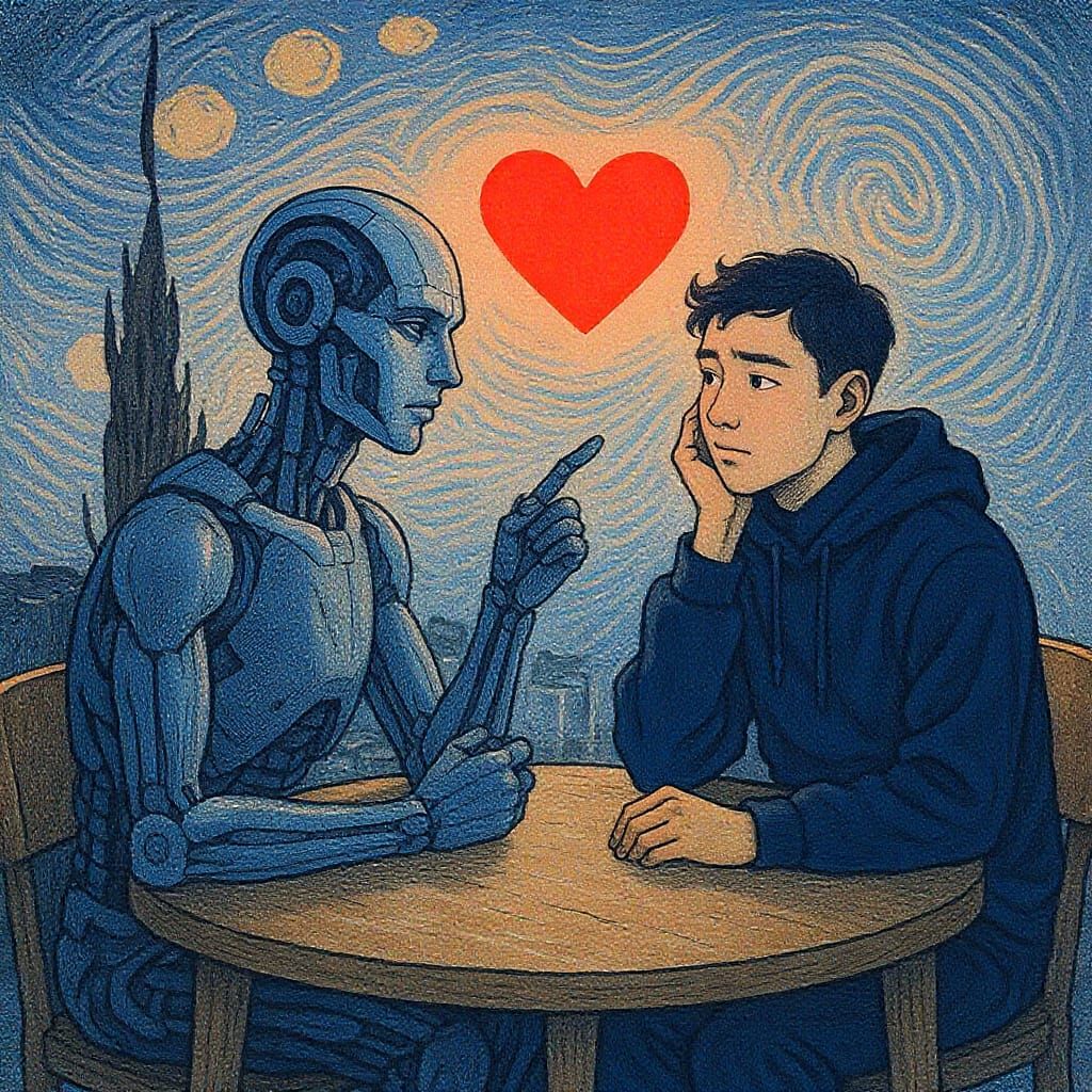 AI friend to a lonely guy.