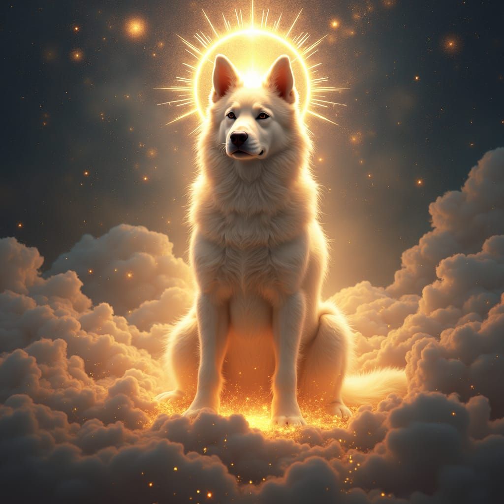 Divine Canine Celestial Star of Creation
