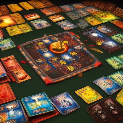 Extreme Board Game Concept Art in 3D