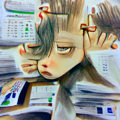 Abstract AI Image of Stress