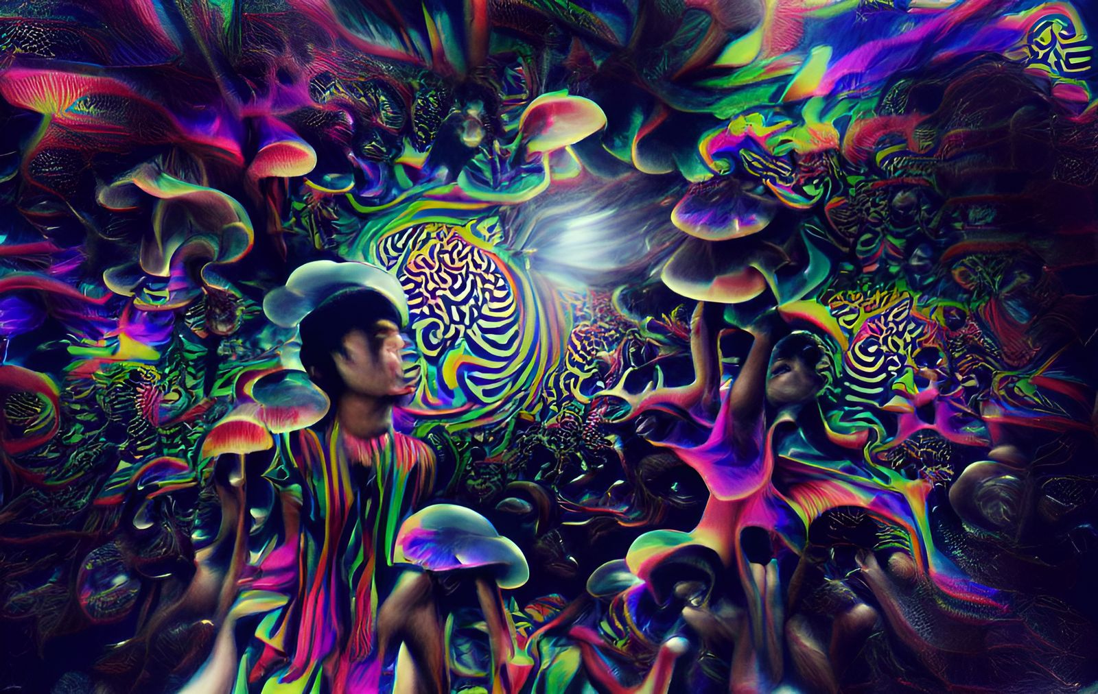 Abstract Psychedelic AI Art