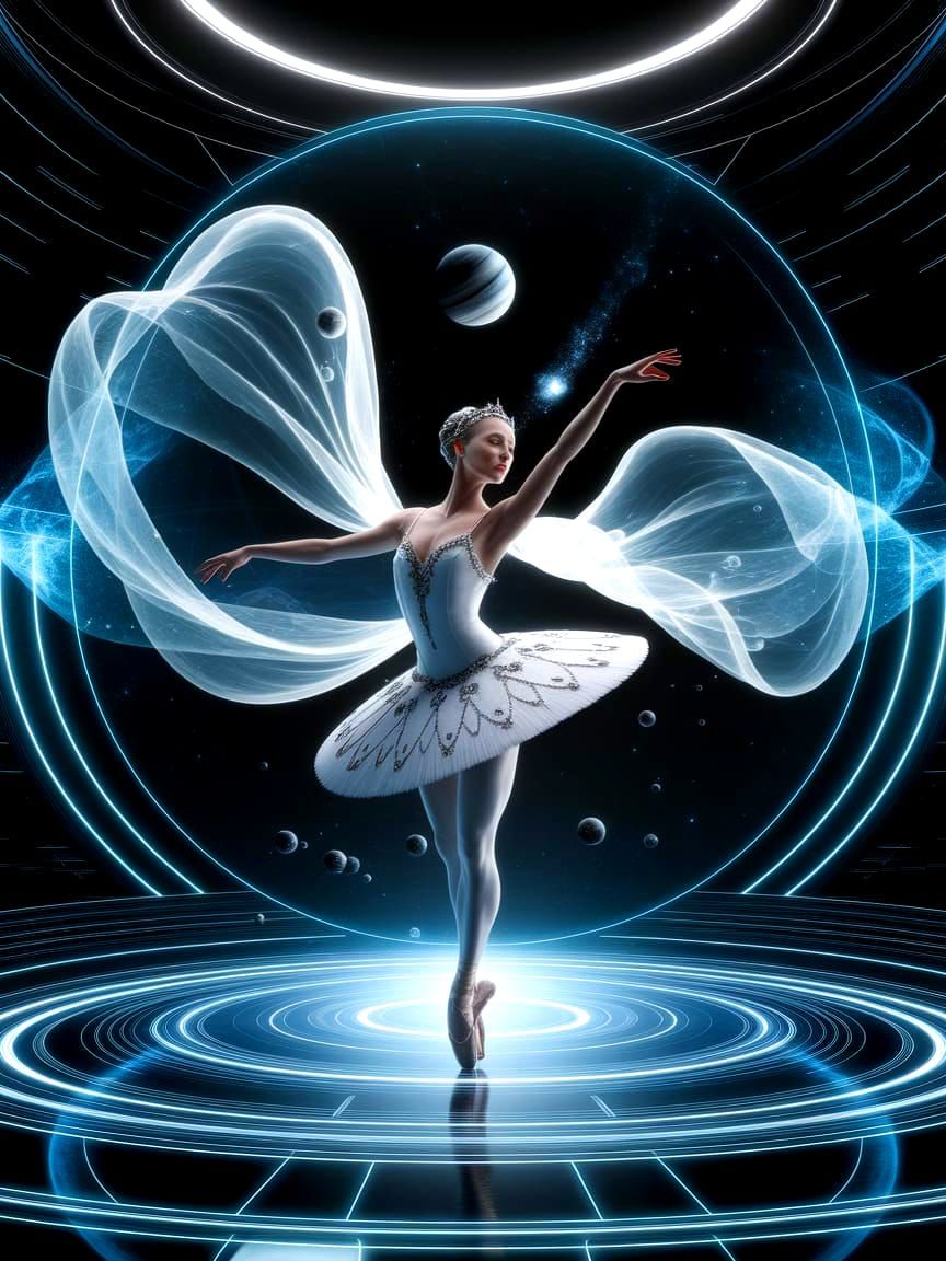Ballerina Dances with Gravity in Zero-Gravity Chamber