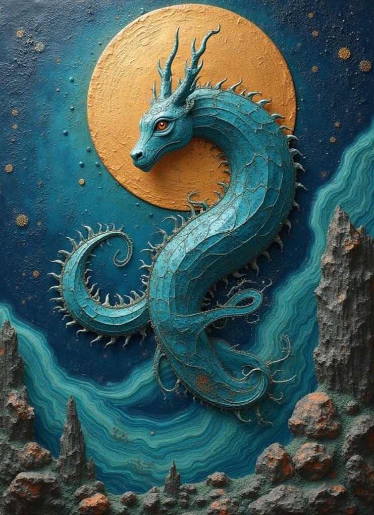 You-Beaut Copperised Fingerspinner in Azurite Malachitic Sta...