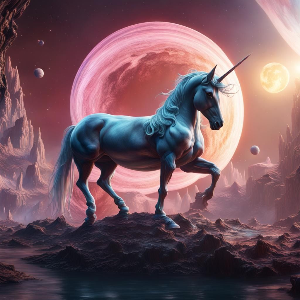 Unicorn on Saturn
