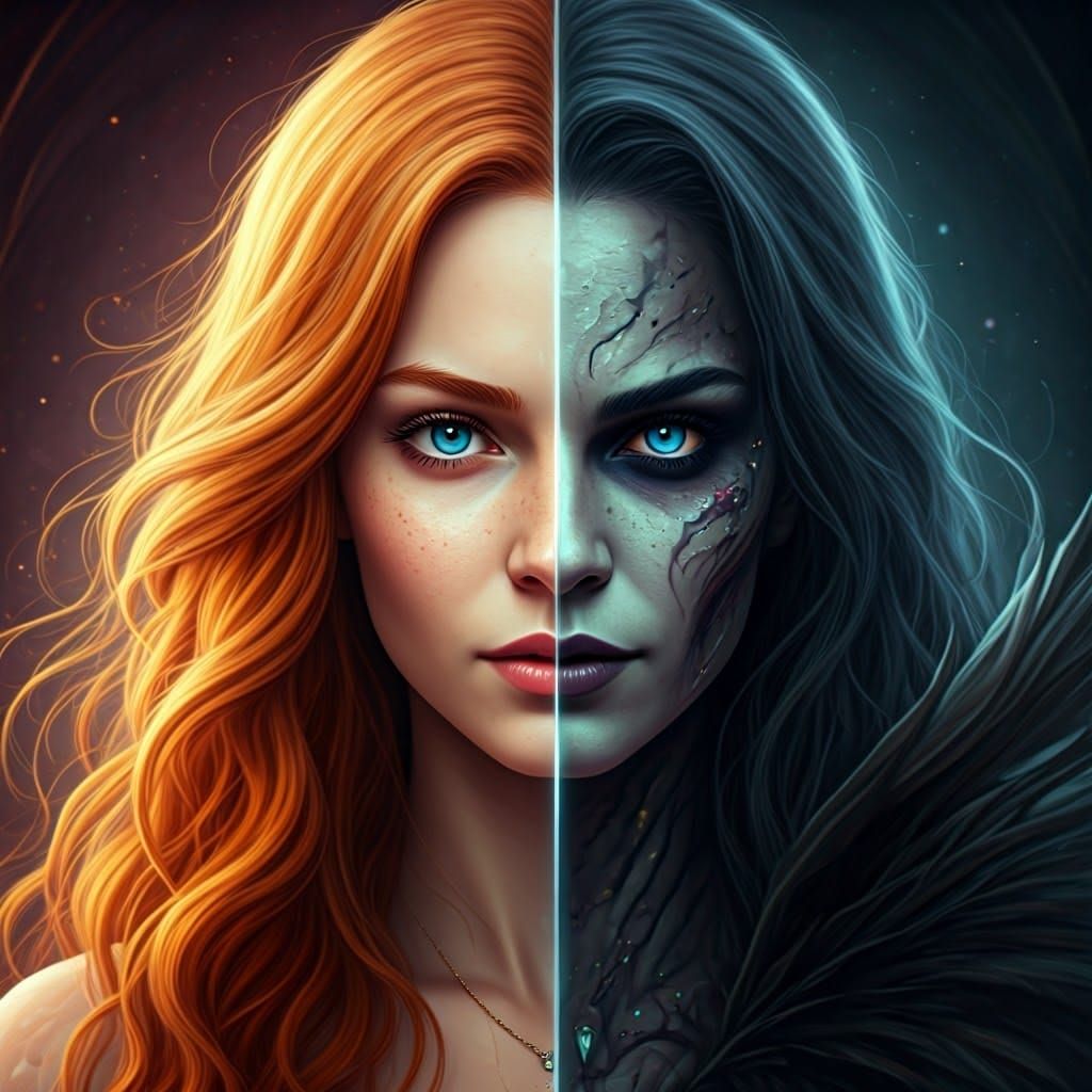 Woman's Inner Monster: Fantasy Concept Art