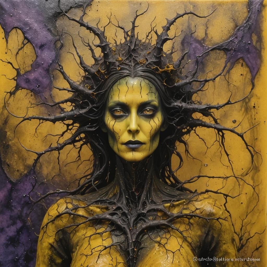 Horrific Otherworldly Being with Pustules