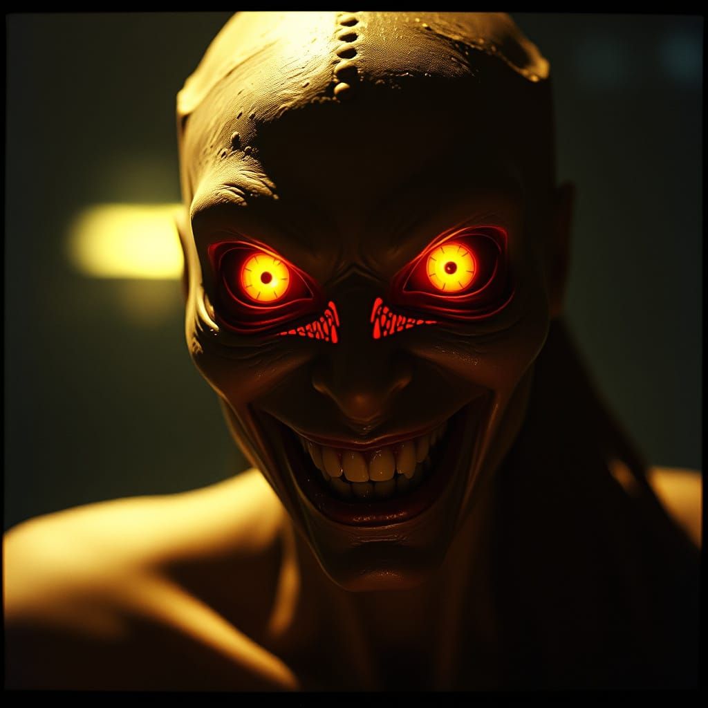 Surreal Horror Goddess Unleashes Inner Inferno