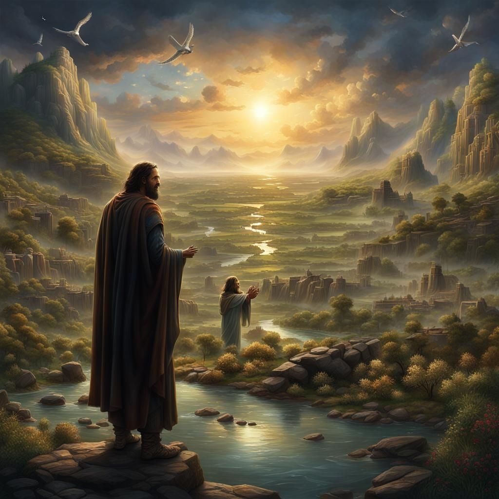 John 13:34-35: A Matte Painting of Divine Love