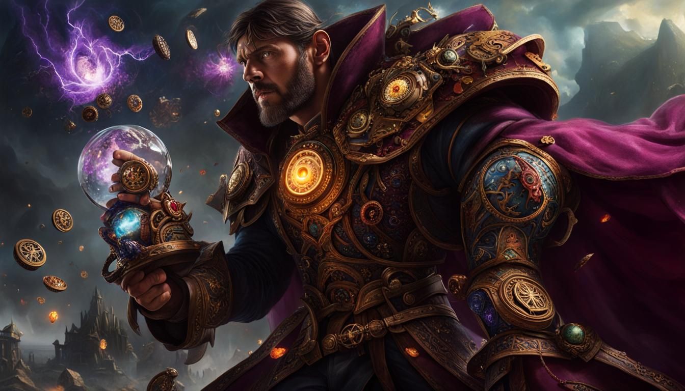 Clockwork Sorcerer Summons Elemental Powers in Storm