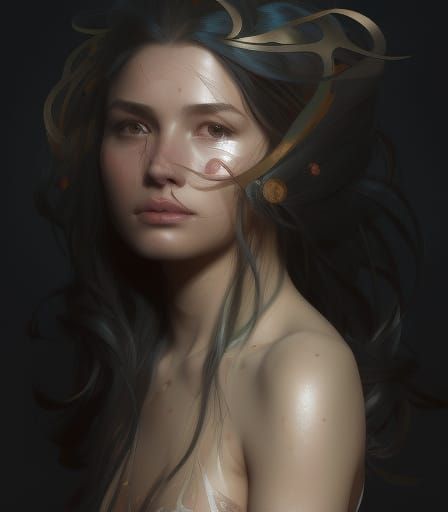 Hyperdetailed Portrait with Dynamic Lighting in 8K