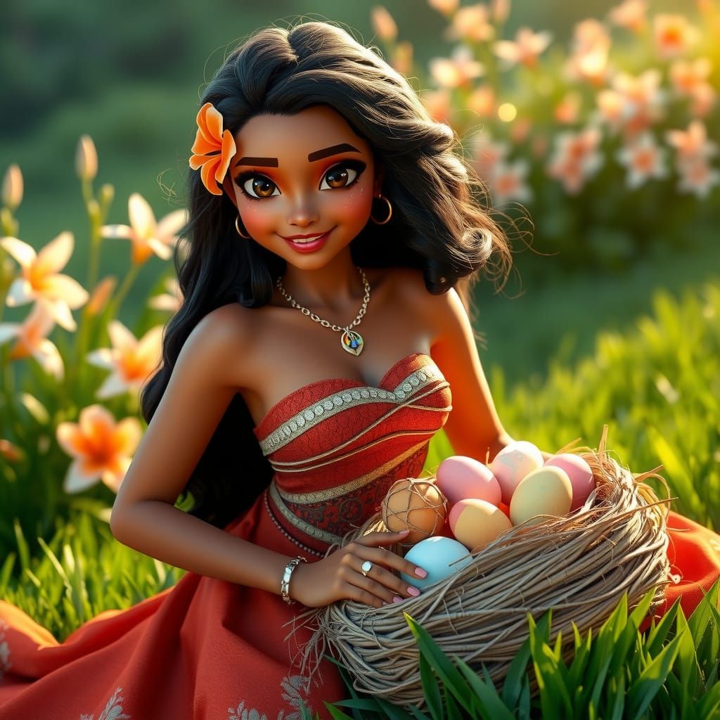 Moana in Springtime Elegance