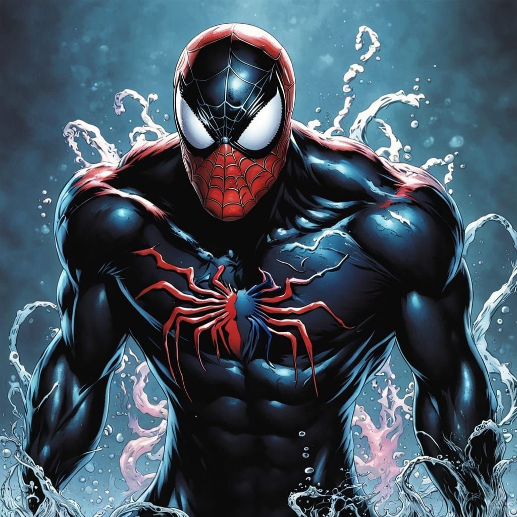 Eddie Brock aka venom Spider-Mans biggest foe , looks like o...