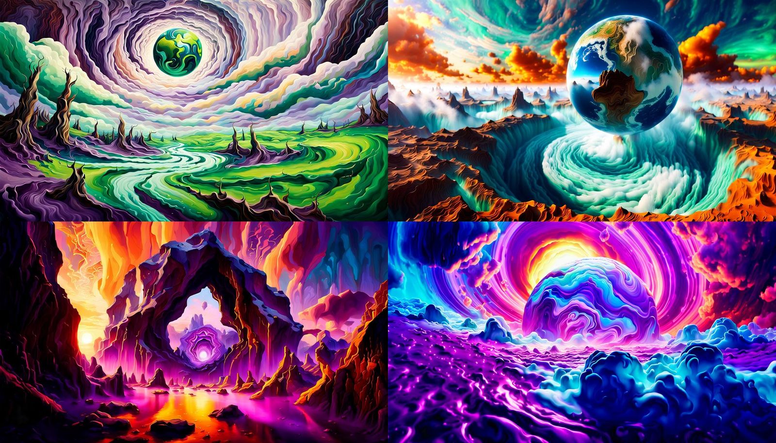 Surreal Earth Theory: A Weird Dreamscape