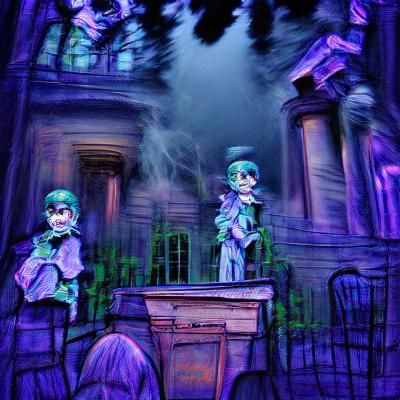 AI-Generated Haunted Mansion