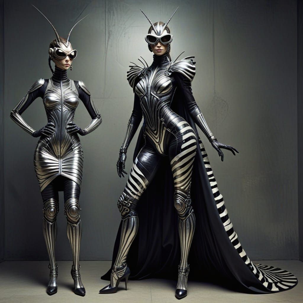 Futuristic Gnomes in Avante Garde Business Attire