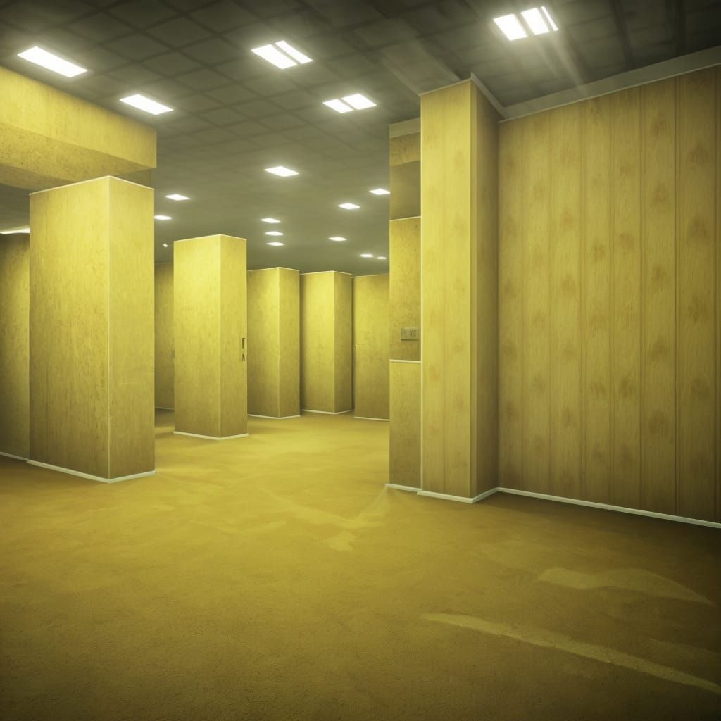 The Unsettling Realm of The Backrooms Revealed in a Haunting...