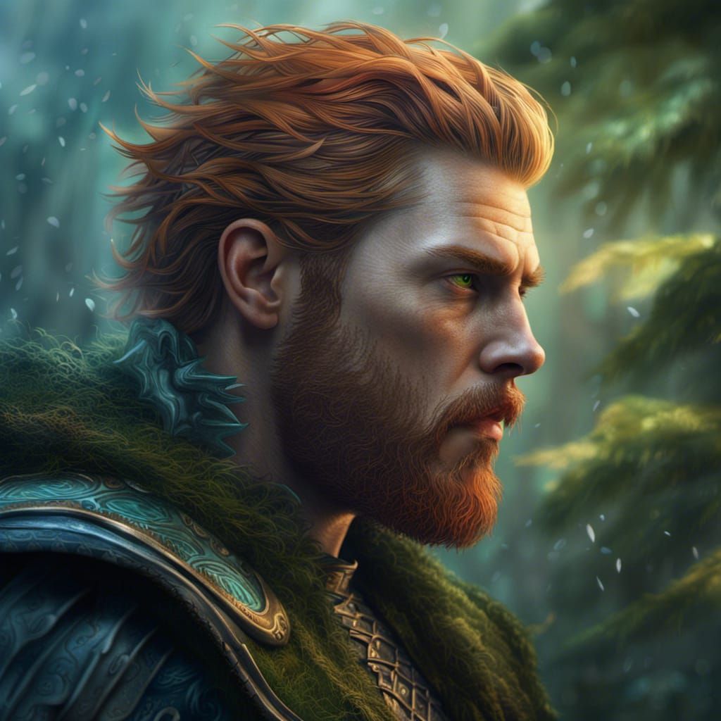 Norse God Vidarr, Guardian of the Forest