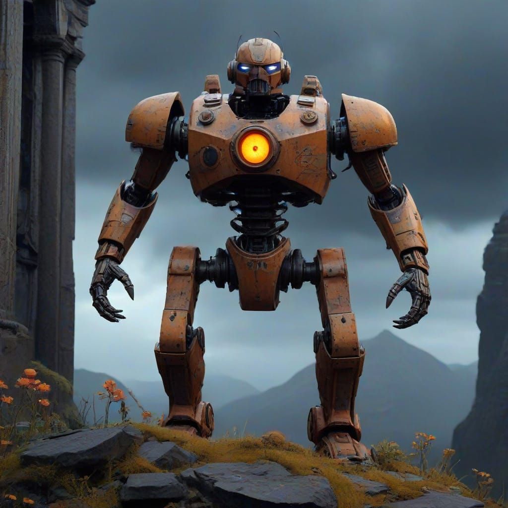 Forgotten Ruins Guardian in Mystic Armor