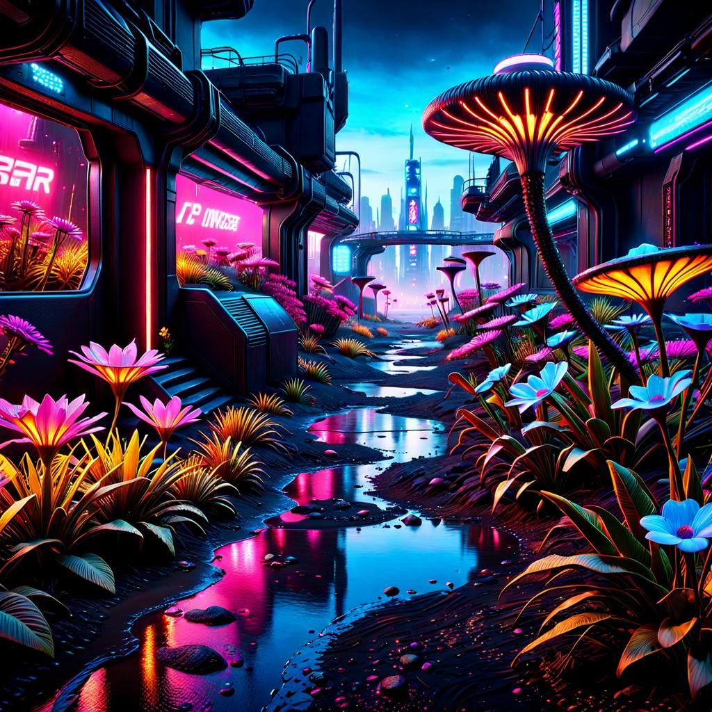 Bioluminescent Trail to the Edge of the Universe