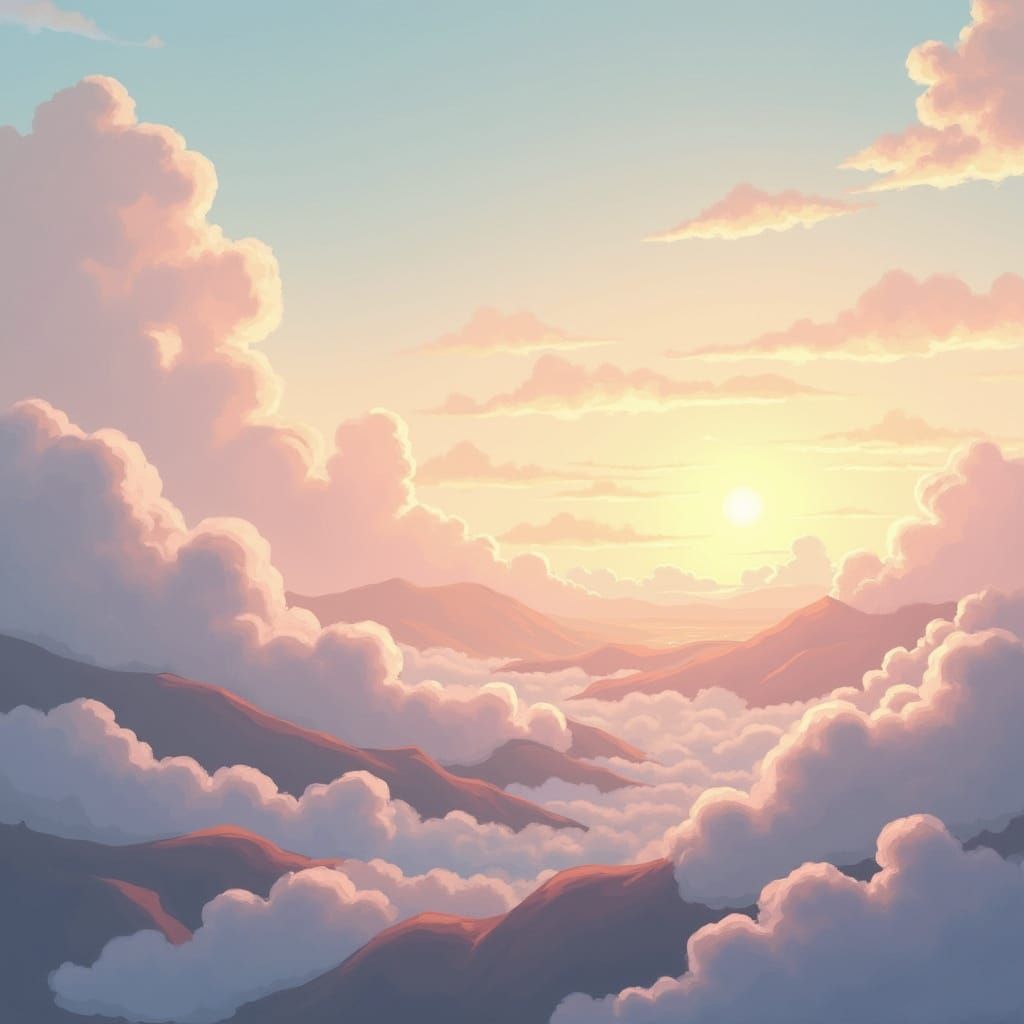 Serene Landscape Banner for Relaxing Music Channel