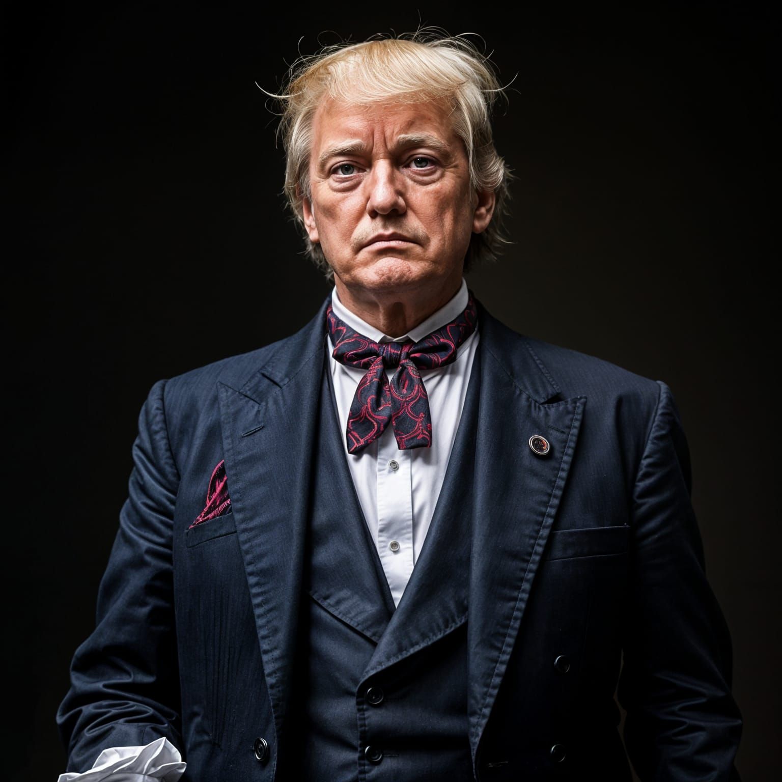 Edgar Allan Poe's Haunting Fashion Designs for Donald Trump