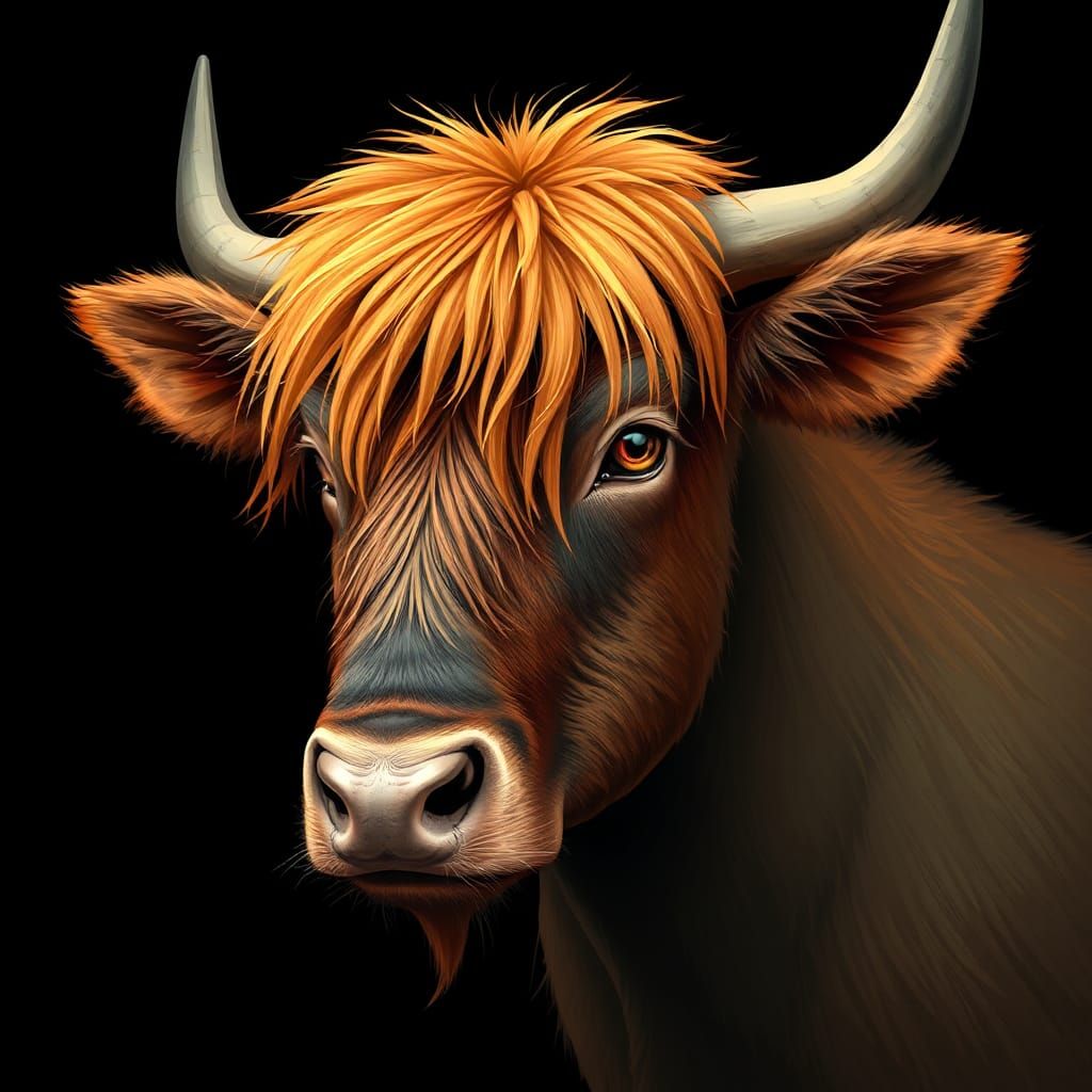 Captivating Fox Digital Illustration in Fantasy Style