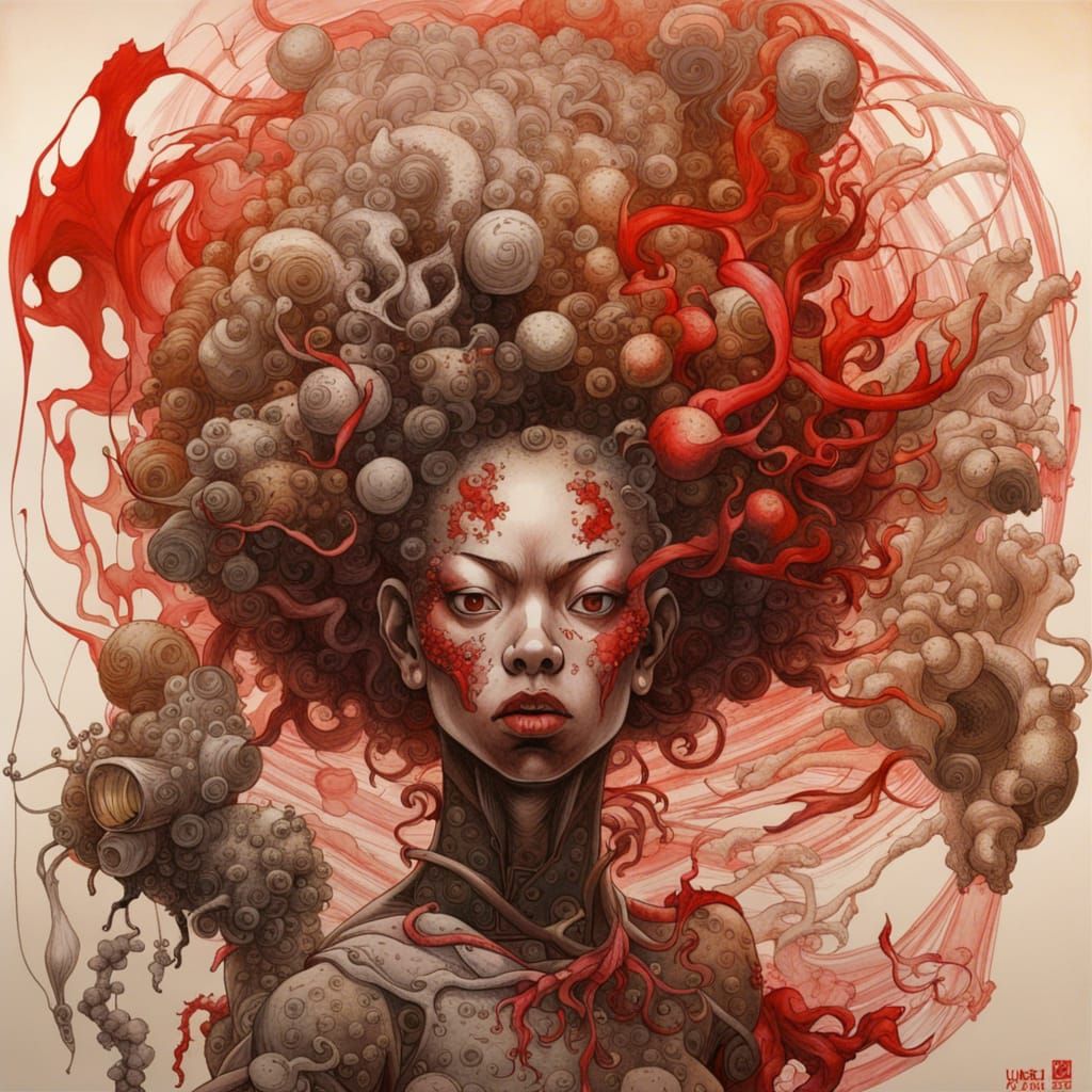 Terrifying Afro Samurai Flamenco Dancer